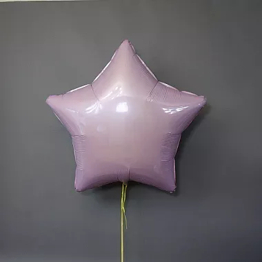 Шар Звезда 32 пастель Розовая